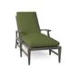 Summer Classics Croquet Aluminum 78.38" Long Reclining Single Chaise w/ Cushions Metal in Gray | Outdoor Furniture | Wayfair 333331+C0144302W4302