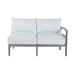 Summer Classics Santa Barbara 57.5" Wide Outdoor Teak Loveseat w/ Cushions Wood/Natural Hardwoods/Olefin Fabric Included/Sunbrella® Fabric Included | Wayfair