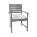 Summer Classics Charleston Teak Patio Dining Armchair w/ Cushions Wood in Brown | Wayfair 254027+C6814266W4266