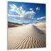 Highland Dunes Beach Dune Dance II - Landscape & Nature Metal Wall Decor Metal in Blue/Brown | 20 H x 12 W x 1 D in | Wayfair