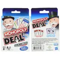 Hasbro-Jeu de Cartes Monopoly Richesse Boîte Bleue Version Anglaise Divertissement Amusant en