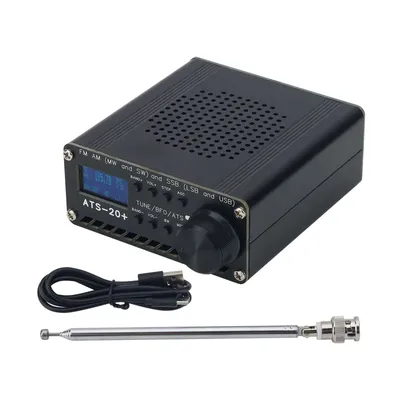 HamGeek-Récepteur radio AT 20 Plus ATS 20 V2 SI4732 DSP SDR FM AM MW SW SSB LSB USB