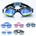 Lunettes de natation étanches pour adultes lunettes de piscine lunettes anti-buée lunettes