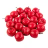 20 Stück künstliche Früchte Faux Äpfel Kunststoff dekorative Früchte gefälschte Früchte rote Äpfel