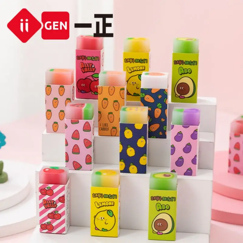 3 teile/satz Cartoon Farbige Planeten Sakura Sandwich Radiergummi Kawaii Tricolor Kleine Bleistift Radiergummi für Student Schule Schreibwaren Image