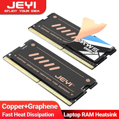 Jeyi Graphen Laptop RAM Kühlkörper Dual-Layer Graphen und Kupfer folie Design Kühler Speicher