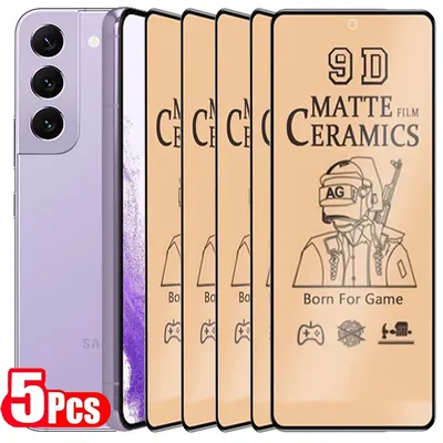 5PCS Matte Keramik Film Screen Protectors für Samsung S22 S23 S21 Plus S20 Fe A70 A50 A20S A21S A22 a11 A31 A10S Schutz Film