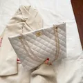 Tote Bags for Women PU Leather Diamond Lattice Handbag personalità borsa a tracolla ascellare di