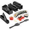 LMETJMA 10 Pcs Sushi Maker Kit fai da te Sushi Mold Press con Sushi Rice Roll Mold Sushi Maker