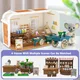 Koala Küche DIY Szene Miniatur Möbel Sonnenschein Villa Modell Hase Kochen Spielzeug Haus für