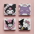 Sanrio Spiegel tragbare kleine Spiegel Hallo Kitty Kuromi tragbare Klapp spiegel doppelseitige