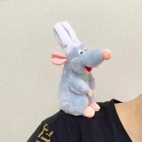 Ratatouille Chef Remy magnetische Schulter gefüllt Plüsch tier Cartoon Anime Ratatouille Plüsch