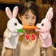 Tier Handpuppe Kaninchen Handpuppe erzählen Geschichte Puppe Spielzeug Kaninchen Handschuh Puppen