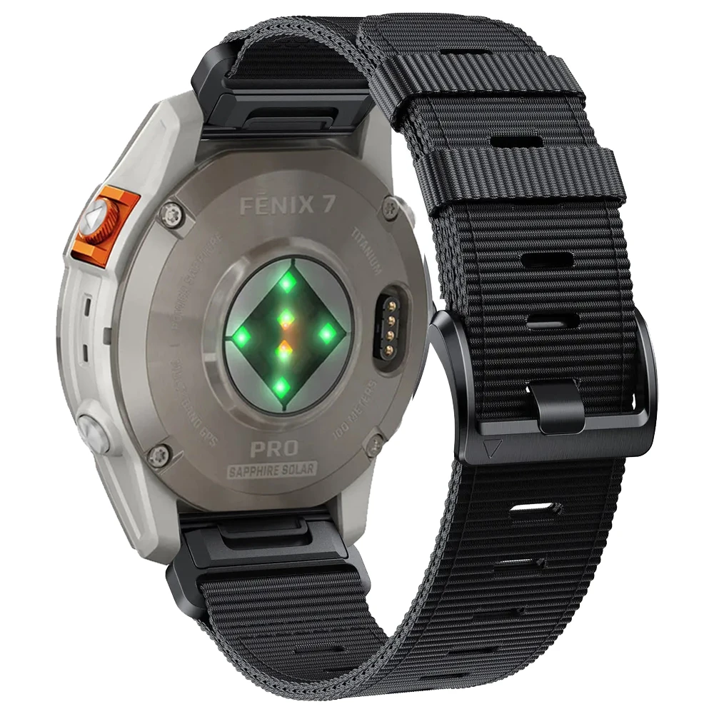 Quick Fit 22 mm 26 mm Nylonarmband für Garmin Fenix 7X 7 Pro/Epix Pro Gen 2 51 mm 47 mm/Fenix6 6X 5 5X Plus Sport geflochtenes Uhrenarmband Image