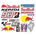 Motorrad Red Bull Logo Aufkleber Helm Aufkleber für Honda Ktm