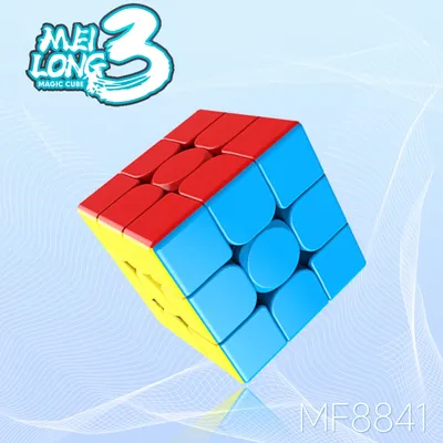 Moyu Meilong3 3x3 Zauberwürfel 3x3x3 Meilong Geschwindigkeit Puzzle Würfel aufkleber los profession Image