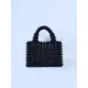 Hand gewebte Perlen tasche Perlen tasche Bay berry Ball schwarze Handtasche weiblich