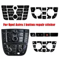 Per Opel Astra J Pulsante Adesivo Climate Radio Pannello di Riparazione Per Vauxhall Astra J GTC Accessori Auto Raffinazione Meriva B Interruttore