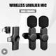 Wireless Laval ier Mikrofon Revers Mikrofon Mini für iPhone Android Handy Handy PC winzige Micro Tie