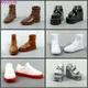 Mode Keil Plattform Ferse Schuhe für Barbie Puppe Sommer Sandalen Turnschuhe für Blythe Puppe