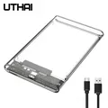 Uthai tm05 Typ-C transparente Box HDD-Gehäuse 3 1 Notebook 2 5 Zoll SSD Solid State mechanische