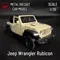 1:36 Jeep Wrangler Rubicon Auto Modell Replik Maßstab Metall Miniatur Kunst Wohnkultur Hobby