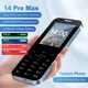 Mktel 14 pro max Feature Telefon vier SIM-Karte Standby 2.4 "Bildschirm 1100mah Batterie mp3 mp4 fm