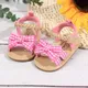 Kidsun neues Produkt Baby Sandalen Säuglings schuhe Bogen knoten Prinzessin Gummis ohle rutsch feste