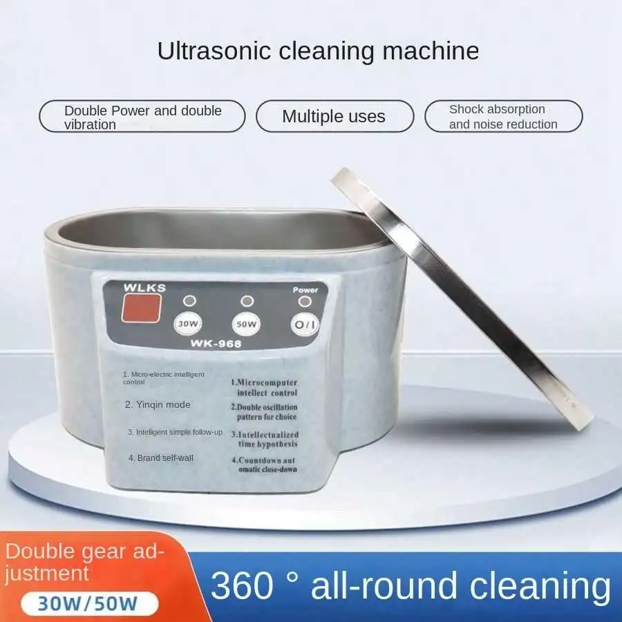 30/50w Ultraschall reiniger Ultraschall bad 40kHz Entgasung für Haushalts uhren Kontaktlinsen Brille Reiniger Maschine Zähne Make-up Rasierer Image