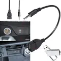 Cavo AUX per auto Jack AUX Audio maschio da 3.5mm a adattatore convertitore tipo USB 2.0