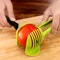 Küche nach Hause Kunststoff Kartoffel schneider Tomaten schneider Werkzeug Bretter Zitronen schneide halter Koch zubehör Gadgets Lebensmittel abdeckung