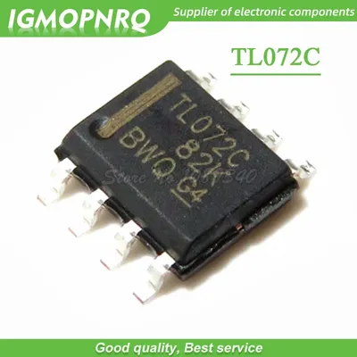 Kostenloser versand 50 teile/los SMD TL072 (072C) TL072CDT/TL072CDR SOP8 neue original Image