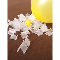 100 stücke latex ballon clip ballons versiegelung v-clamp party ballons liefert