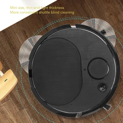 3-in-1 intelligenter Kehrroboter-Staubsauger, geräuscharmer Bodenkehrer, wiederaufladbarer Image