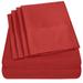 6 Pcs 1500 TC Microfiber Bed Sheet Set in Cal King Size