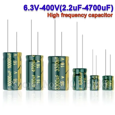 10V 16V 25V 35V 50V 400V Ibuw Hochfrequenz-Aluminiumkondensator mit niedrigem ESR 100UF 220UF 330UF 470UF 680UF 1000UF 2200UF 3300UF Image