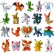 Tomy pokemon 6-9cm pvc action figur pikachu charm ander eevee pet figuren puppen modell anime