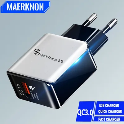 Schnell ladegerät 3.0 USB-Ladegerät Schnell ladung tragbarer Handy-Adapter für iPhone 15 14 Xiaomi Huawei Oneplus Wand ladegerät