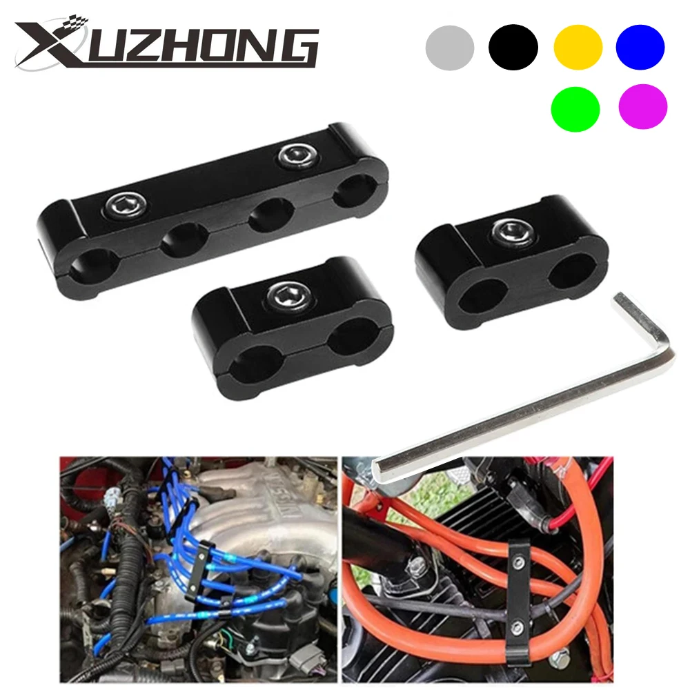 3 stücke Auto Zündkerze Elektrische Draht Klemme Separator Linie Zündung Kabel Clip Teiler Organizer Clamp Kit Für 8 MM/9 MM/10 MM Image