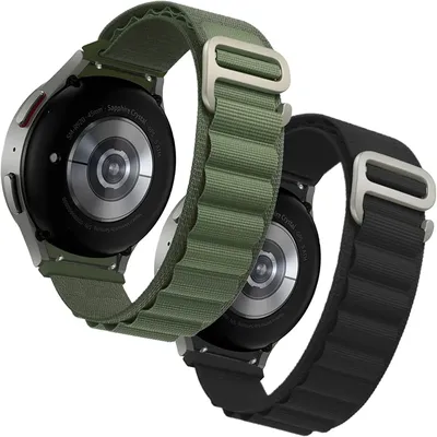 20 mm Armband ohne Lücken für Samsung Galaxy Watch 4 5 6 7 44 mm 40 mm Classic 42/46 mm 43/47 mm 5 Pro Nylonband Atmungsaktives Sportarmband Image