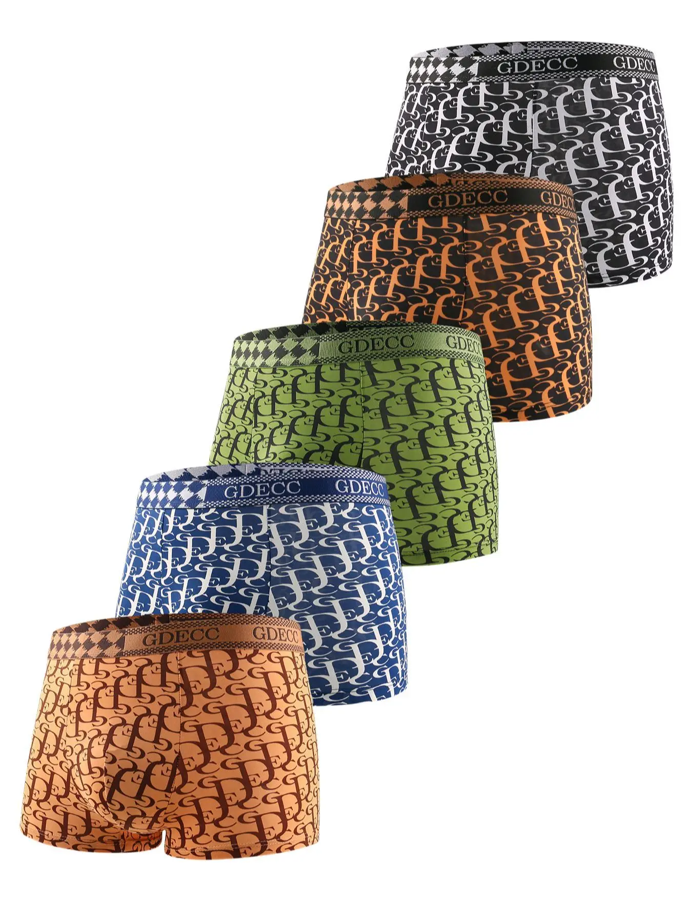 Herren unterwäsche Eis draht anti bakterielle atmungsaktive schnell trocknende Trend druck Sommer Herren dünne Boxershorts Image