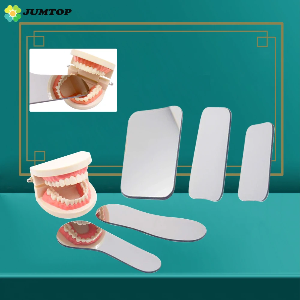 5 teile/satz zahn ärztliche kiefer ortho pä dische Spiegel fotografie doppelseitige Spiegel Zahnmedizin Reflektor intra oral Image