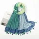 Mode Frühling Sommer dünne Viskose Schal Schal für Frauen schöne Blumenmuster Halstuch Pash minas