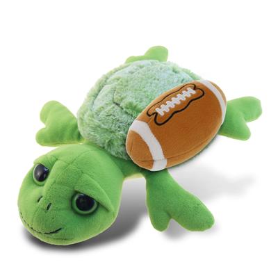 DolliBu Soft Huggable Sea Turtle Stuffed Animal with Football Plush - 11 inches