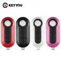 KEYYOU portachiavi 3 pulsanti Flip pieghevole chiave a distanza custodia Shell Cover per FIAT 500 Panda Punto Bravo allarme auto Keyless lama SIP22