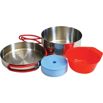 Coghlan's Stainless Steel Outdoor Camping Cooking Mess Kit - One Size Fits Most