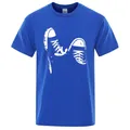 Vendita calda 100% cotone Casual manica corta scarpe da Skate uomo t Shirt estate vestiti