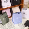 2024 Mini calendario da tavolo calendario da tavolo Morandi decorazione da tavolo calendario