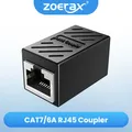 ZoeRax 2PCS RJ45 Accoppiatore Ethernet Extender 1000Mbps, Cat6A Cat6 Cat5e Cavo Ethernet Extender Adattatore Ethernet Connettore LAN