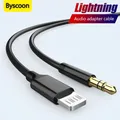 Cavo audio Aux per Iphone 14 Pro 13 Adattatore jack da 8 pin a 3 5 mm per iPhone 12 11 12mini Xs Max Xr 8 Cavo sdoppiatore audio da 3,5 mm